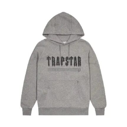 grey trapstar hoodie